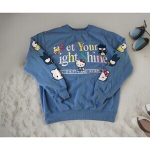 Sanrio Hello Kitty & Friends Women’s Blue Sweatshirt Tag Size XS